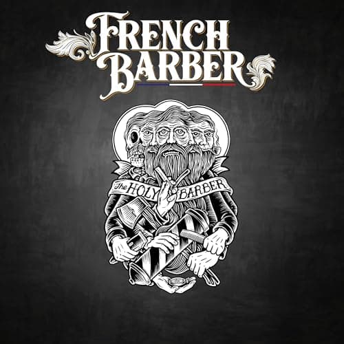 Huile Barbe Homme The HOLY BARBER - Huile a Barbe avec Huile d'ARGAN et Huile de JOJOBA - Huile de Barbe Hydratante & Favorise la Repousse- Idee cadeau homme - Non Gras - 30ml- Soin Barbe Homme