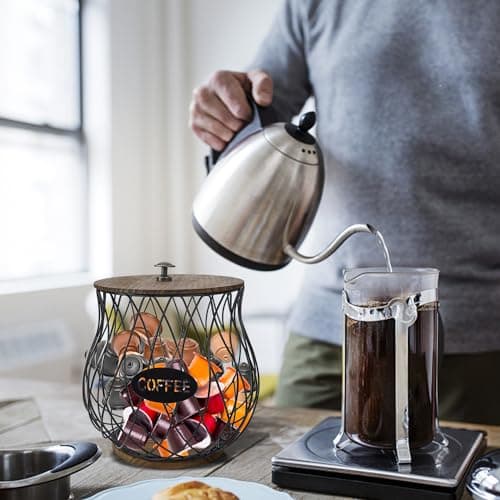 QUTHZZHY Support pour capsules de café, porte-dosettes de café, porte-verres K, dosettes d'expresso