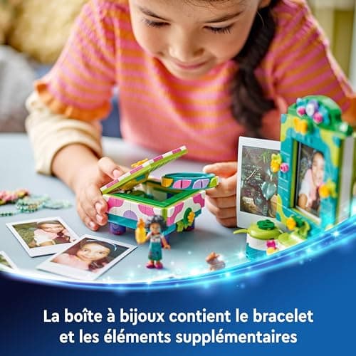 LEGO ǀ Disney Encanto Le Cadre Photo et la Boîte à Bijoux de Mirabel, Set de Construction pour Enfants, Bracelet à Porter, Figurine de Mirabel Madrigal, Cadeau pour Filles et Garçons Dès 6 Ans 43239