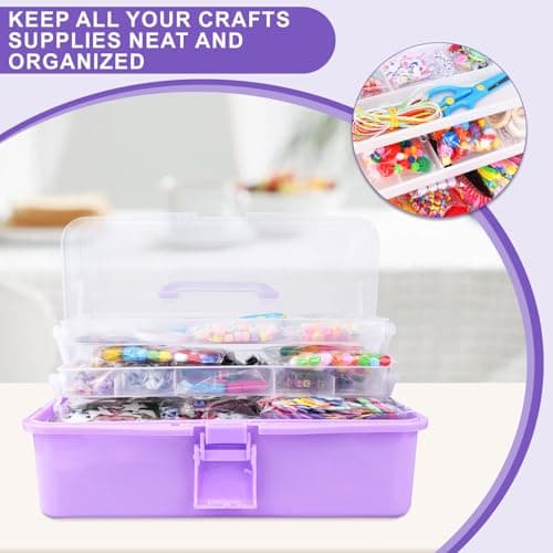 UCAMP 3700+ Pièces Kit Bricolage Enfant,Pièces Kit Bricolage Enfants, Bricolage Enfant Pipe Cleaners Crafts Set,Kit de Loisir Creatif Enfant Comprendre Pompons,pour filles garçons 4 5 6 7 8 ans Cadeau