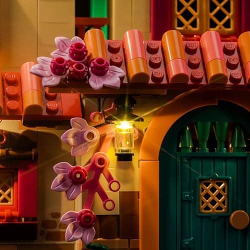 Kit d'Éclairage LED pour Disney Encanto La Maison Magique des Madrigals (Pas de Lego), Éclairage Décoratif pour The Magical Madrigal House - Jouet Créatif, Version Standard