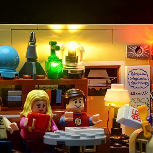 BRIKSMAX Kit de LED pour La théorie du Big Bang, Compatible avec la Maquette Lego 21302, La Maquette de Construction n'est Pas Incluse