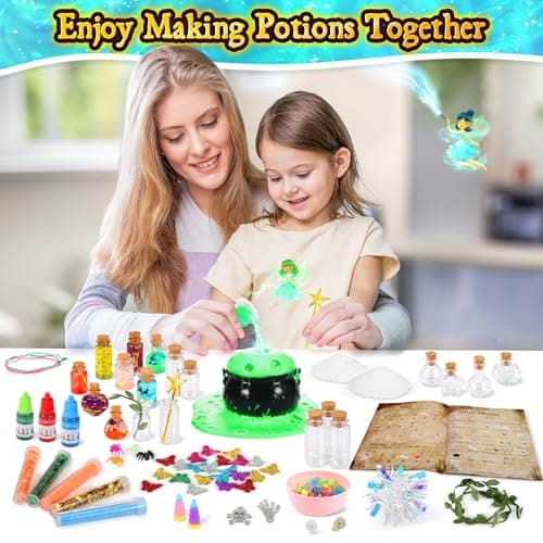 Subtail Potion Magique Enfant - Sable Magique Enfant | 20 Bouteilles De Potion | Aqua Gelz | Coffret Magie - Halloween Cadeau Fille 6 7 8 9 10 11 Ans - Kits de Loisirs CréAtifs Fille 6-12 Ans