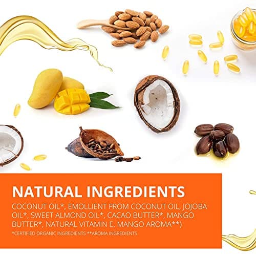 COCOSOLIS Mango - Huile bronzante, huile Bio pour un bronzage naturel - Crème pour un bronzage chocolat - Six huiles naturelles pour une peau éclatante, parfum frais de mangue (200)