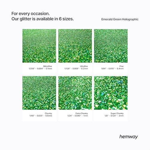 Paillettes holographiques vert émeraude ultra scintillantes pour ongles maquillage pour le visage festival Noël Halloween microfines 100 g/3,5 oz