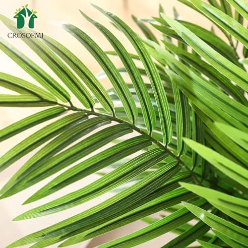 CROSOFMI Plante Artificielle Areca Palmier 170 cm Fausse Plante Interieur et Exterieur en Pot Plastique Arbre Artificiel Salon Balcon Chambre Verte Décoration (1 Pack)
