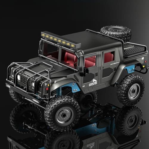 SIMREX Voiture Télécommande Tout - Terrain 1/12, 20 km/h, 4WD avec télécommande 2,4 GHz, véhicule Hors Route RC étanche ipx4 avec Batterie Rechargeable, Convient aux Enfants et aux Adultes