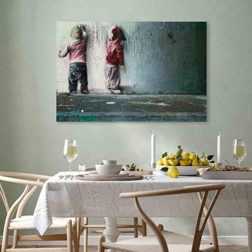 Cuadros B&D XXL - Tableau Décoration Murale Chambre, Artistique, 90x60 cm
