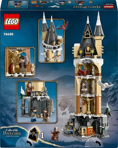 LEGO Harry Potter La Volière du Château de Poudlard, Jouet Fantastique pour Enfants, Set de Jeu d’Animaux, 3 Personnages, Idée Cadeau du Monde des Sorciers pour Filles, Garçons et Fans Dès 8 Ans 76430