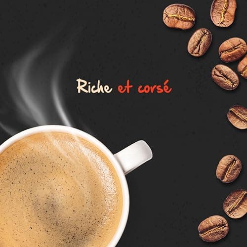 NATURELA - Café Grains Bio - Intenso - Arabica et Robusta - Gamme Signature - Torréfaction Lente - Fabriqué en France - 1 kg