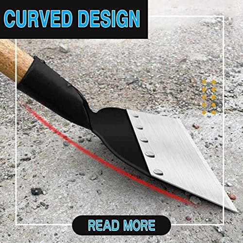 Pelle de Nettoyage de Jardin,Pelle de Jardin Multifonction,Multifonctionnelle en Acier de DéSherbage,Outil de DéSherbage Agricole, pour Jardin,DéSherbage,Plantation,DéSherbage de La Ferme(23cm)