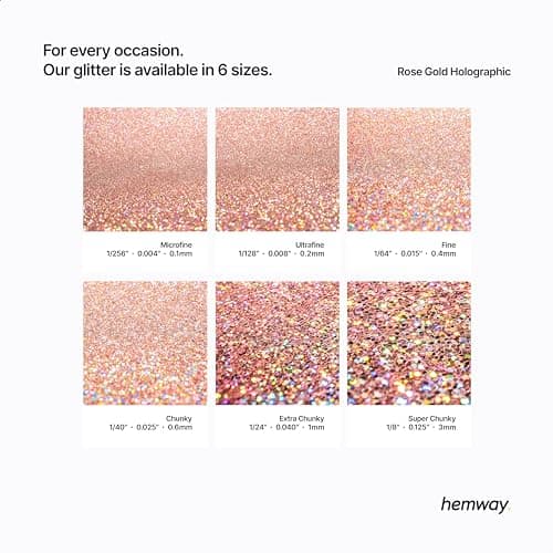 Shaker à paillettes en or rose holographique pour nail art accessoires de festival de Noël résine artisanale super épaisse cosmétique 115 g/4,1 oz