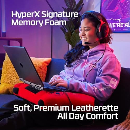 HyperX Cloud III – Casque de Gaming Filaire, PC, PS5, Xbox Series X|S, DTS, Mousse à mémoire de Forme, Microphone au Son cristallin de 10 mm, avec Suppression du Bruit, USB-C, USB-A, 3.5mm – Noir