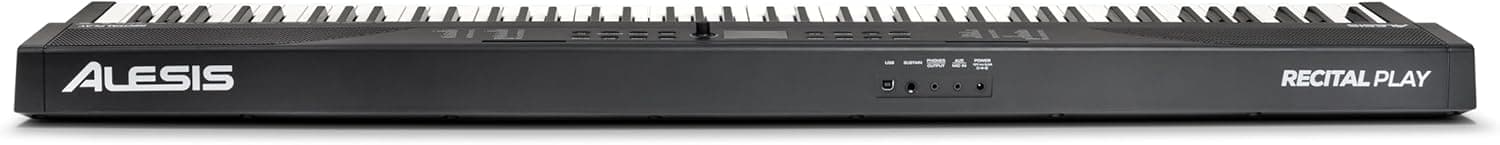 Alesis Recital Play Clavier Piano 88 Touches | Portable, 480 Sons, Modes Split/Layer, Cours Inclus, pour Débutants