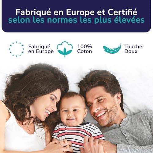 ZenPur Oreiller Cervical Souple 13cm - Coussin Mémoire de Forme Moelleux - Spécial Dormeurs sur Le Ventre, Enfants - 40x60, Certifié Oeko-TEX