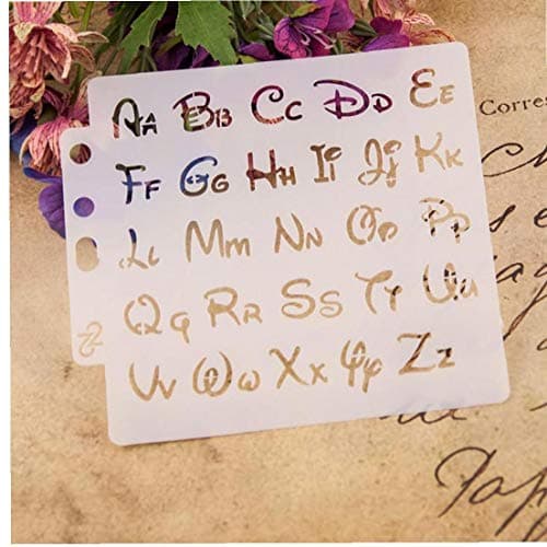 AMOYER Lettre Alphabet Pochoirs Modèle Peinture Scrapbooking Embosser Emboutissage Album Card