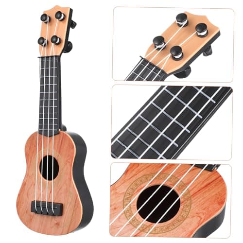 GARVALON Mini Ukulélé Enfants Ukulélé Jouet Instruments De Musique Modèles Ukulélé Instruments Jouet en Plastique Ukulélé Modèle Simulation Ukulélé Jouets Ukulélé Jouets Enfants Guitare