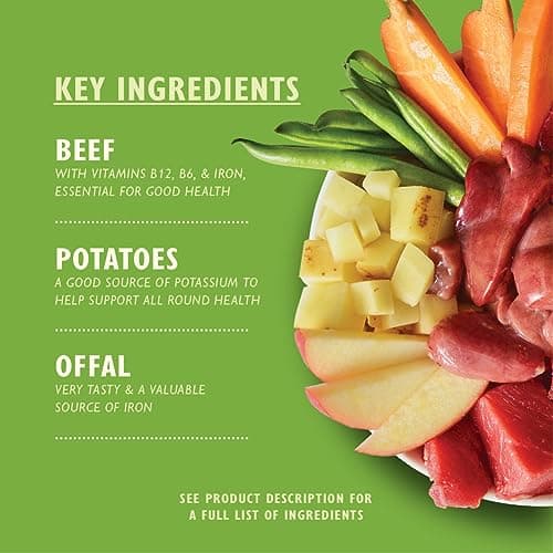 Lily's Kitchen Aliment humide naturel en boîte pour chiens adultes, Déjeuner dominical, recette sans céréales (6 x 400g Conserve)