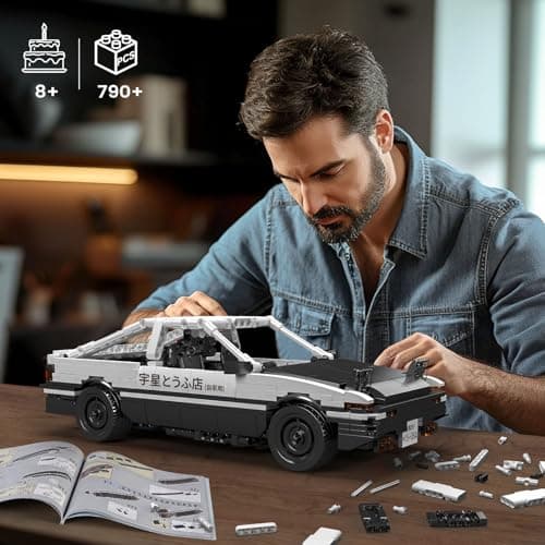 Mould King AE86 Kit de Construction de Voiture de Course, 15064, Jouet de Construction de Champions Speed ​​(790 pièces)