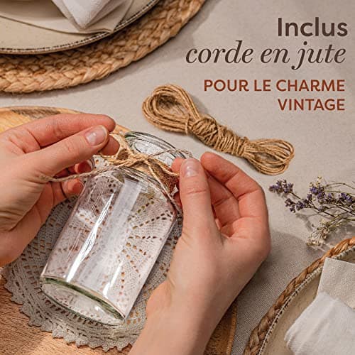 Praknu 12 Petits Vases en Verre 12,5 cm – Soliflore – Vase Décoratif Table