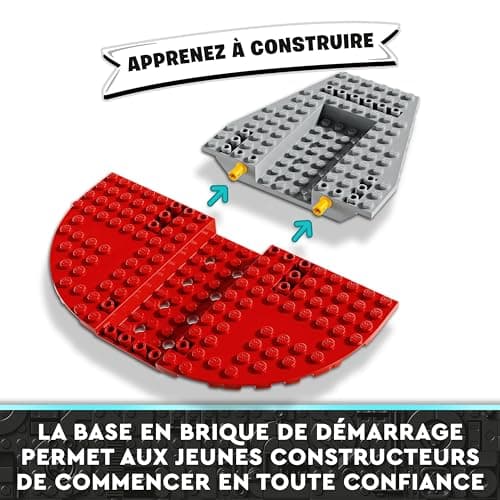 LEGO 75384 Star Wars Le Crimson Firehawk, Jouet de Construction avec Speeder Bike et Minifigurines, Cadeau pour Garçons et Filles Dès 4 Ans