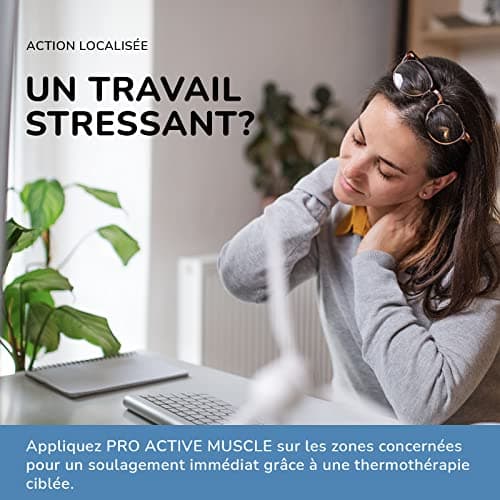 nation of strong Pro Active Muscle Gel | Crème Chauffante Musculaire | Pommade Chauffante pour Les Douleurs Articulaires & Courbatures | Creme Chauffante Sport | Pommade Chauffante Musculaire | 500 ml