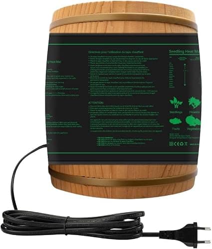 LERWAY Tapis Chauffant pour Plantes Imperméable Serre de Germination Accélère la Germination des Graines, Coussin de Chauffrage pour Reptile et Amphibien, 21/30 Watts, 52 × 25 cm (1 Pièce - 21W)