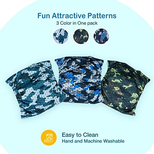 Dono Lot de 3 Couches lavables pour Chien mâle, Super absorbantes - pour Chiens de Petite, Moyenne et Grande Taille - armée S