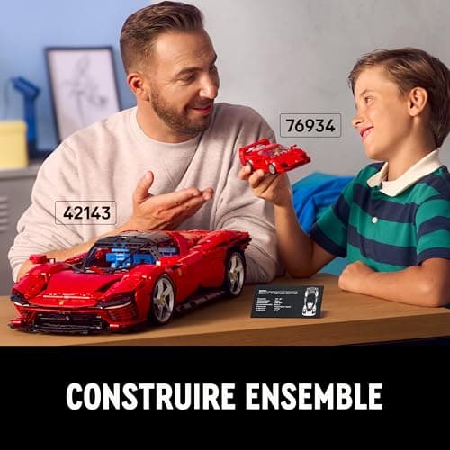 LEGO Speed Champions Supercar Ferrari F40 - Véhicule Jouet à Construire - Set de Voiture avec Une Minifigurine de Pilote - Set de Construction Collector pour Enfants Garçons et Filles 76934