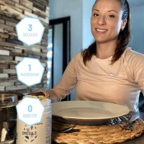 Omega 3 3000mg | Complément Alimentaire Défense | Huile de Poisson labélisée | Haute Concentration en EPA et DHA | Hautement Biodisponible | 90 gélules | Cure de 1 mois | Made in France | Nutripure