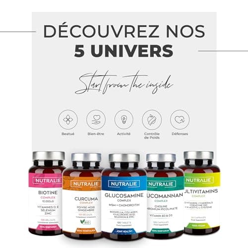 Vitamine D3 K2 (MK7) Haute Dose 10000 UI - Vit C + Huile d'Olive - 20 Mois Traitement - Os Muscles Système Immunitaire - Vitamine D BIO-disponible avec Vitamine K2 C et Silicium - 60 Gélules NUTRALIE