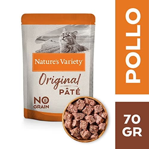 Natures Variety Original No Grain - Emballage multiple de pâtés pour chats adultes - 3 emballages multiples de (12 x 70 g)- lot de 3