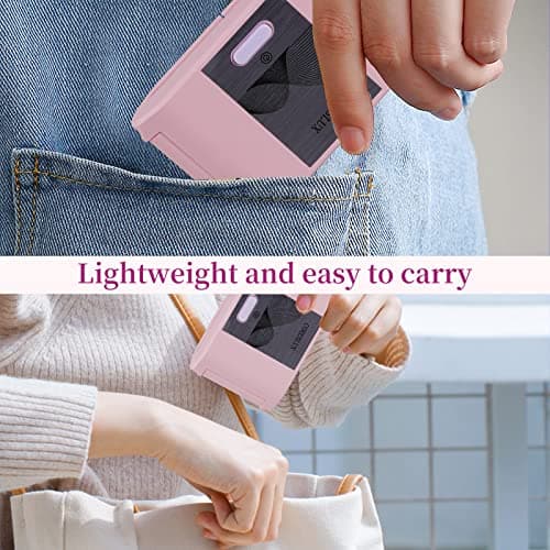 CORESLUX Mini Lampe UV Séchoir à Ongle Portable, 36 W Sèche-ongles Pliable avec Minuteur 60s/120s, Lampe UV Ongles Gel Shellac, Néon, Lampe UV Ongles Pour Tous les Gels (Rose)