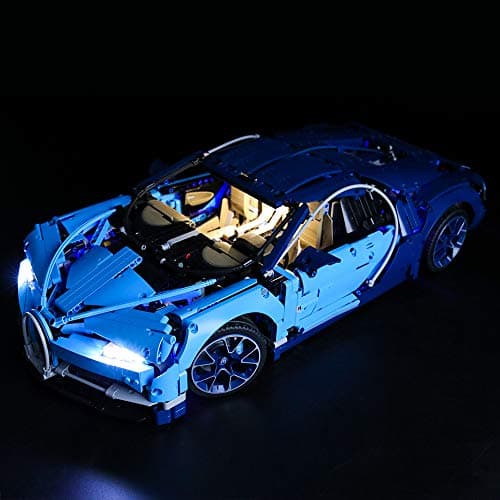 BRIKSMAX Kit de LED pour Lego Technic Bugatti Chiron,Compatible avec la Maquette Lego 42083, La Maquette de Construction n'est Pas Incluse