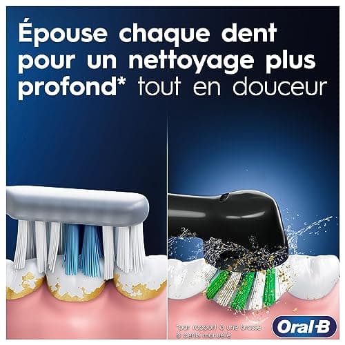 Oral-B Vitality Pro Brosse À Dents Électrique Noire, 1 Brossette
