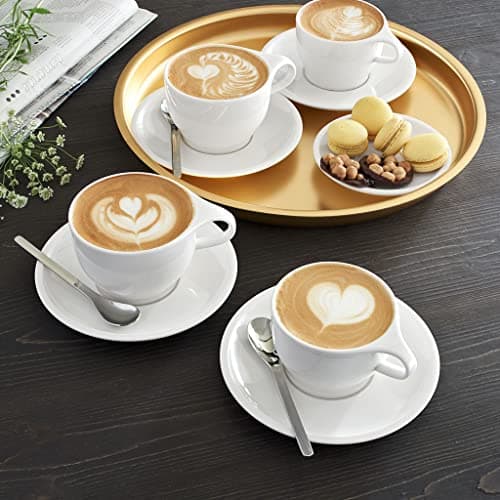 Villeroy & Boch Coffee Passion Set café au lait, 2 pièces, Porcelaine Premium, Blanc