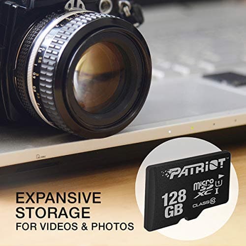 Patriot Memory Carte Mémoire Flash MicroSD LX Serie 128Go - PSF128GMDC10