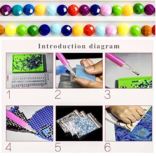 GSCSP Kits de peinture diamant personnalisés pour adultes | Photo personnalisée | Dessin diamant personnalisé | Peinture, personnalisez votre propre image de dessin diamant personnalisé rond | Foret