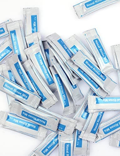 Pitasha sinus Flush Supplement, 40 Sachets de Sels de Rinçage des Sinus, Emballés Séparément