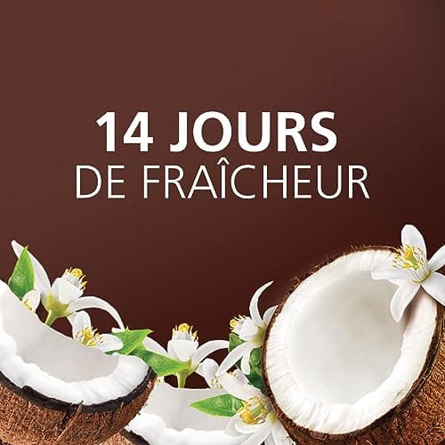 SOUPLINE Adoucissant Concentré 3D Senteur Noix de Coco, Formule Active à Froid, 92% D'ingrédients D'origine Naturelle, Set de 3 x 1.28L