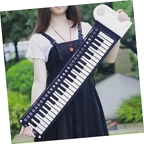 TOPPERFUN Mini-clavier Piano Numérique Pliable Piano Enroulable Électronique Pliant Clavier De Piano Pliant De Musique Piano Portatif Clavier De Piano Pliable Claviers Composant Élèctronique