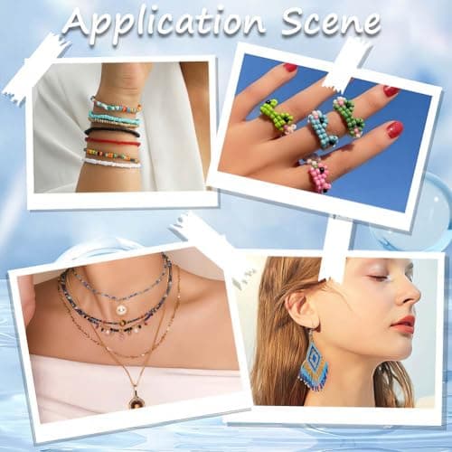 SUNNYCLUE 80g bracelet perles de graines set 12/0 perles de graines en vrac 2mm bleu vert imitation jade perles de graines de verre rond verre espaceur lâche bijoux perles homebrew boucles d'oreille