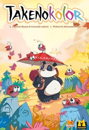 Asmodee - TAKENOKOLOR – Jeu Stratégique pour Enfants dès 8 Ans - 20 Min