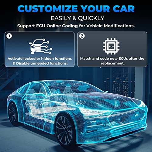 TOPDON Phoenix Plus Valise Diagnostic Auto Multimarque, Scanner de Diagnostic bidirectionnel avec Carte topologique, IMMO, Système Complet OEM, 41+ Service, AutoAuth pour FCA SGW, Fonction V.A.G.