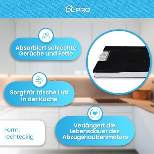 DL-pro Filtre à charbon actif pour hotte aspirante Balay 434229 00434229 Bosch DHZ4506 Siemens LZ45501 Neff Z5144X1