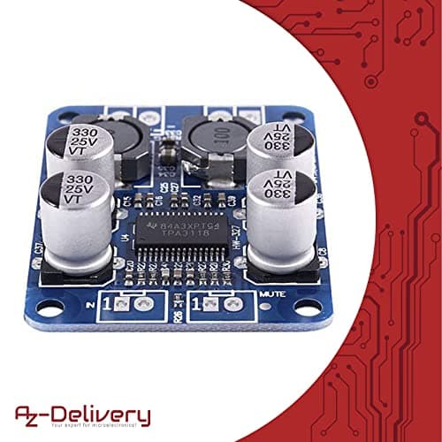 AZDelivery TPA3118 PBTL 1x60W Amplificateur audio numérique mono