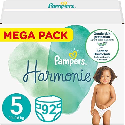 PAMPERS HARMONIE TAILLE 5 92 COUCHES (11-16 KG)