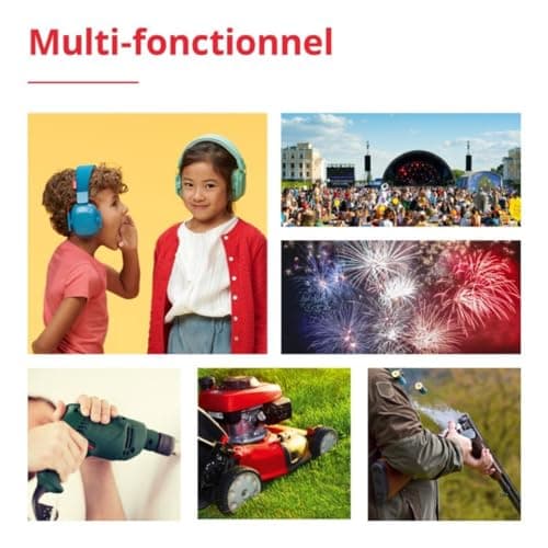 Alpine Muffy Casque Anti-Bruit : Protection auditive pour Enfants jusqu'à 16 Ans - CE Certifié - Confortable et réglable - Prévient Les Troubles auditifs - Robuste et Facile à Ranger – Menthe