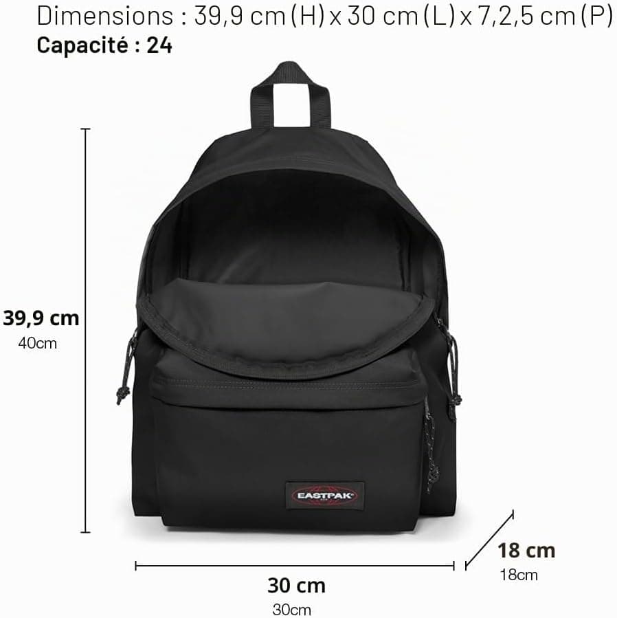 Eastpak Padded Pak’r Sac à Dos 24L, Résistant à l’Eau, Scolaire