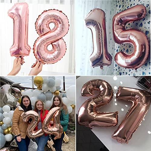 Ballon 11e anniversaire or rose, décoration anniversaire 11 ans fille, décoration 11 anniversaire fille, décoration 11 anniversaire or rose, ballon 11.Ballon aluminium décoration anniversaire